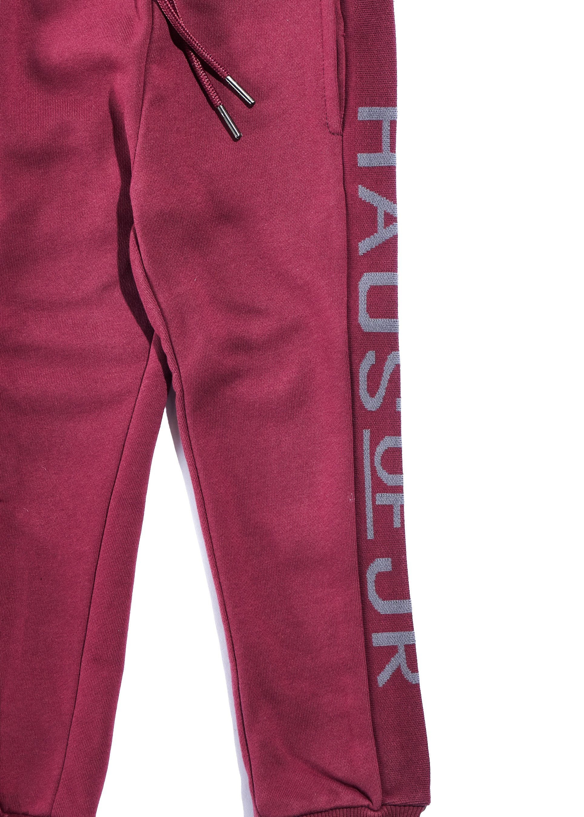 Allen Staple Sweatpant (Maroon) Bottoms Haus of JR 