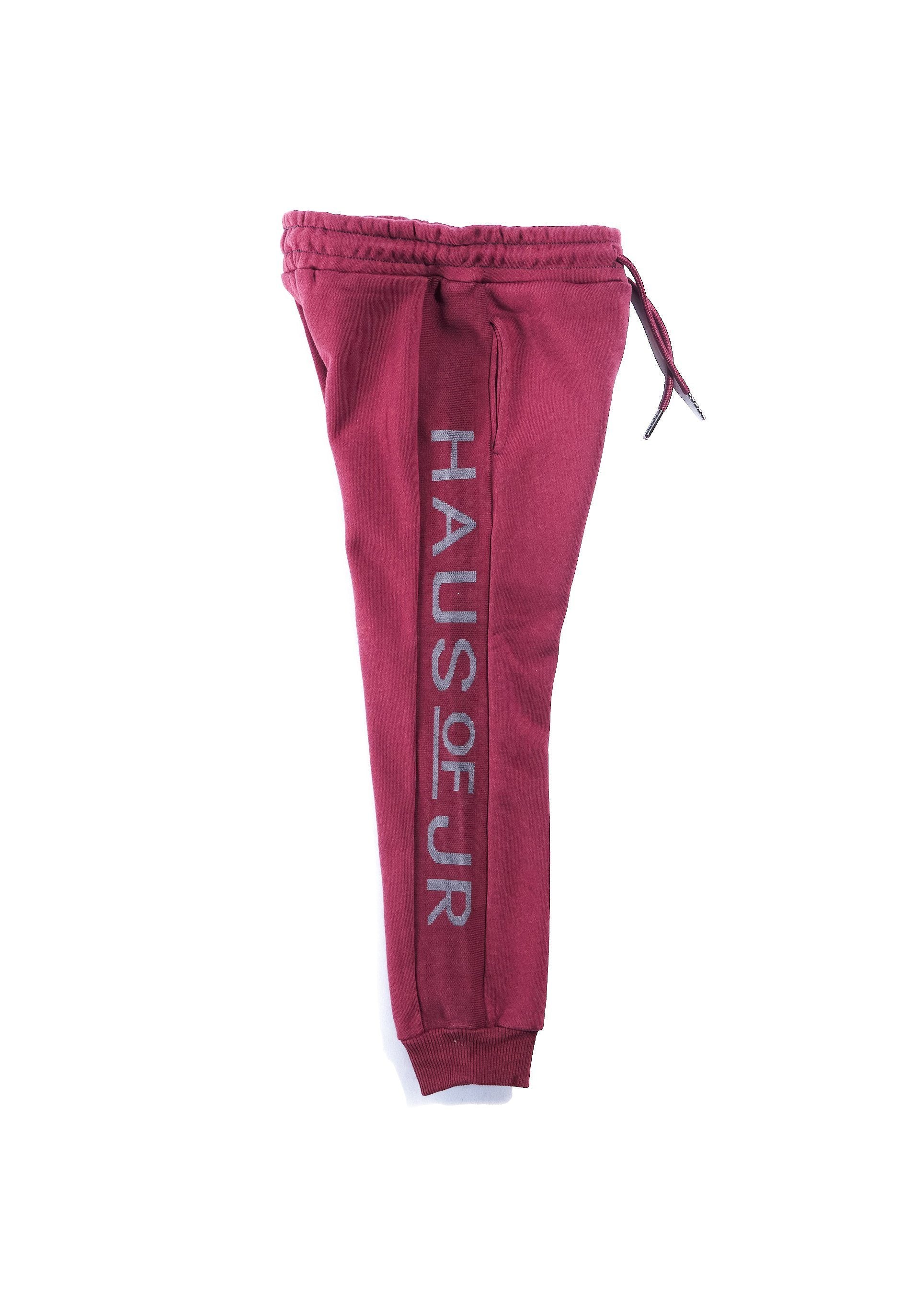 Allen Staple Sweatpant (Maroon) Bottoms Haus of JR 