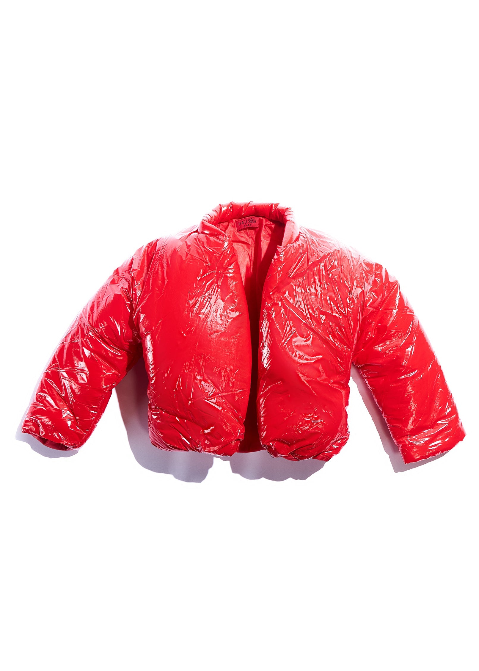 Cloud Puffer Jacket (Red) Tops Haus of JR 
