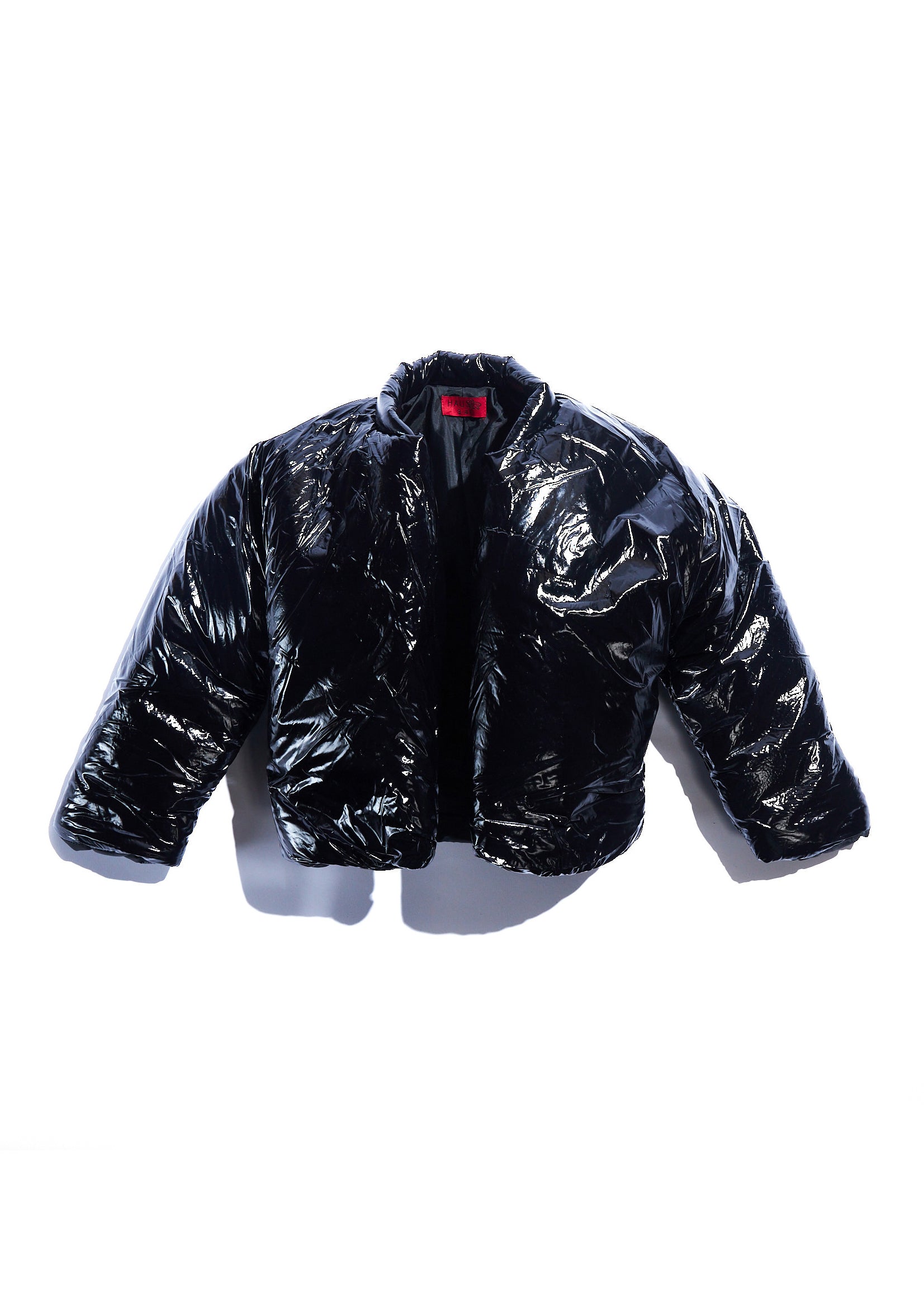Cloud Puffer Jacket (Black) Tops Haus of JR 