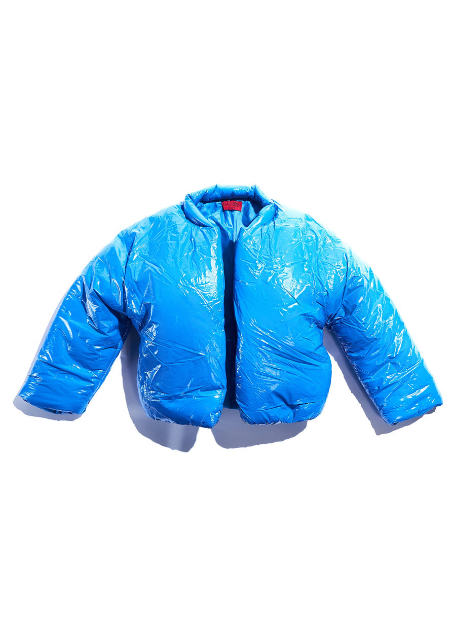 Cloud Puffer Jacket (Blue) Tops Haus of JR 