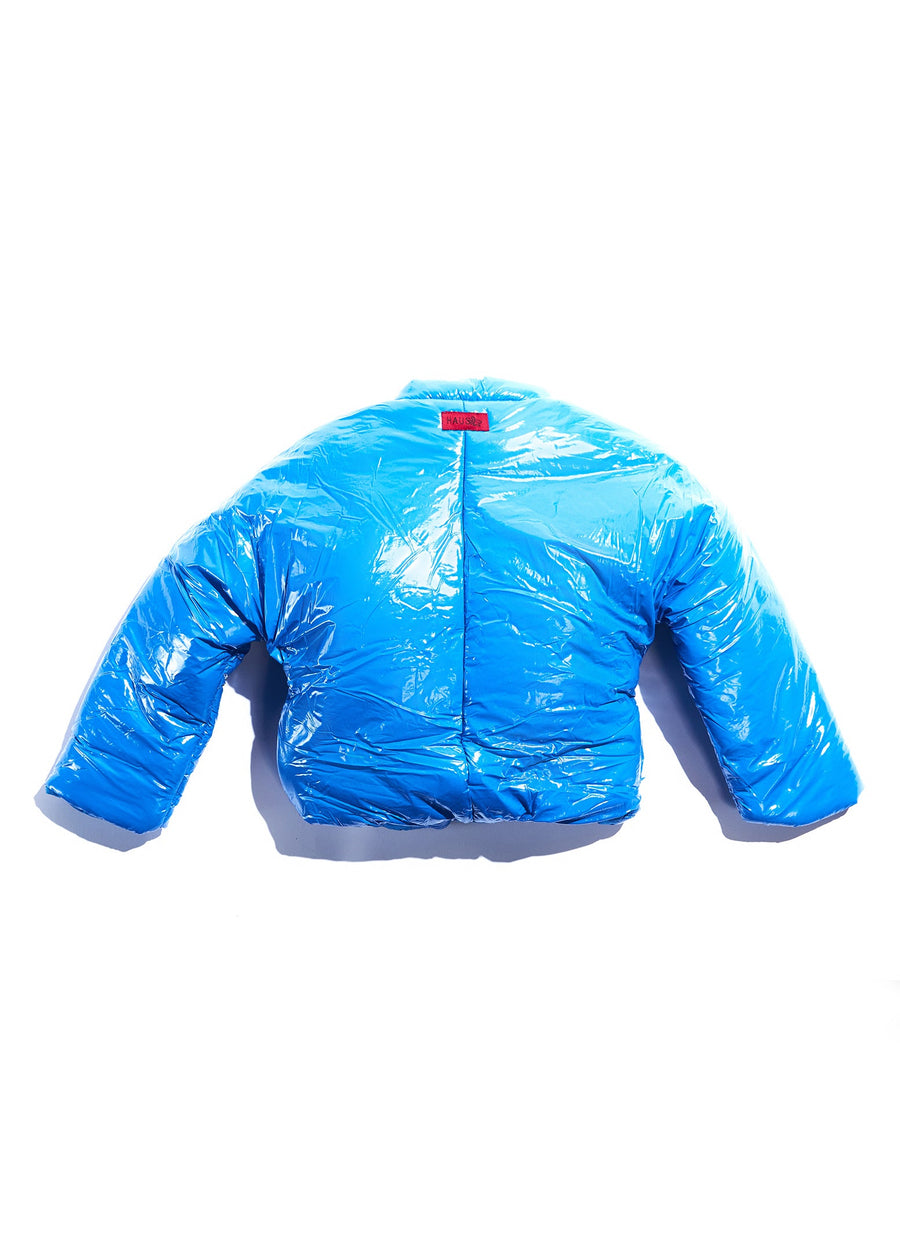 Cloud Puffer Jacket (Blue) Tops Haus of JR 