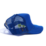 HOJ x Reference Paradise LA Trucker (Blue) Hat Haus of JR 