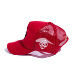 HOJ x Reference Paradise LA Trucker (Red) Hat Haus of JR 