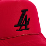 HOJ x Reference Paradise LA Trucker (Red) Hat Haus of JR 