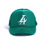 HOJ x Reference Paradise LA Trucker (Green) Hat Haus of JR 