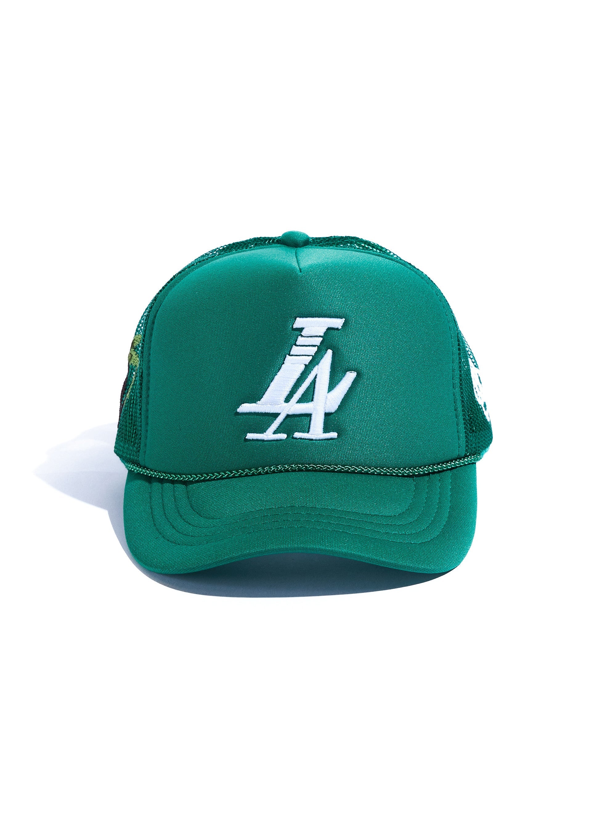 HOJ x Reference Paradise LA Trucker (Green) Hat Haus of JR 