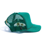 HOJ x Reference Paradise LA Trucker (Green) Hat Haus of JR 