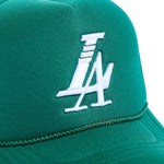 HOJ x Reference Paradise LA Trucker (Green) Hat Haus of JR 