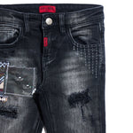 Ares Denim (Black Wash) Bottoms Haus of JR 