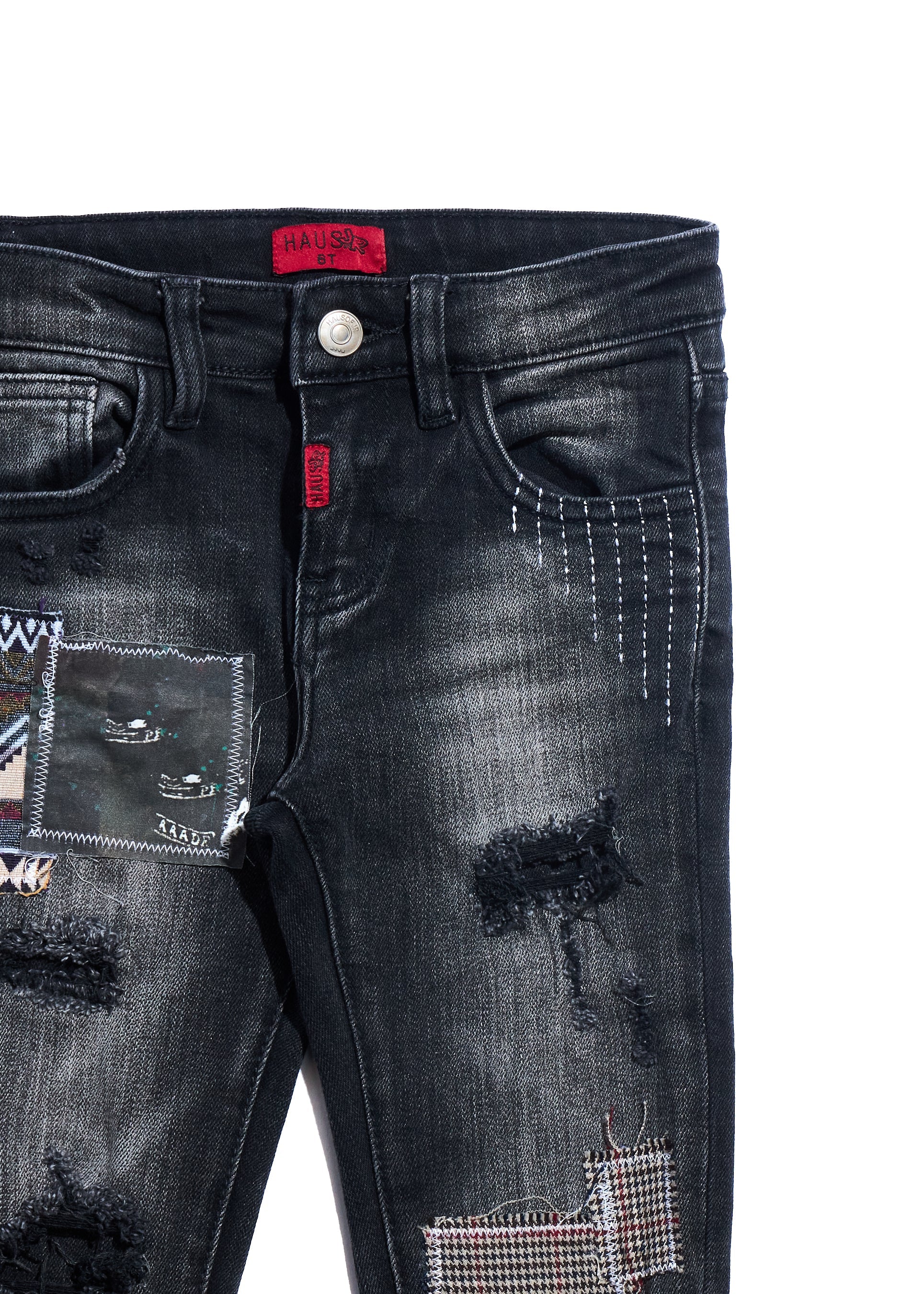 Ares Denim (Black Wash) Bottoms Haus of JR 