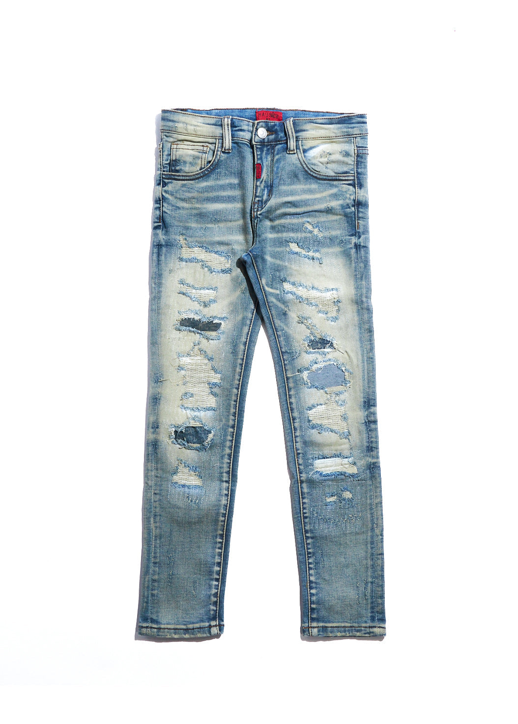 Wren Denim (Sand Wash) Bottoms Haus of JR 