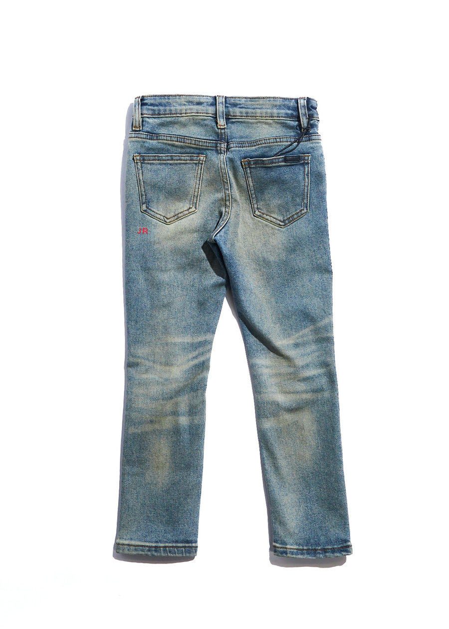 Rowan Rip & Repair Denim (Sand Wash) Bottoms Haus of JR 