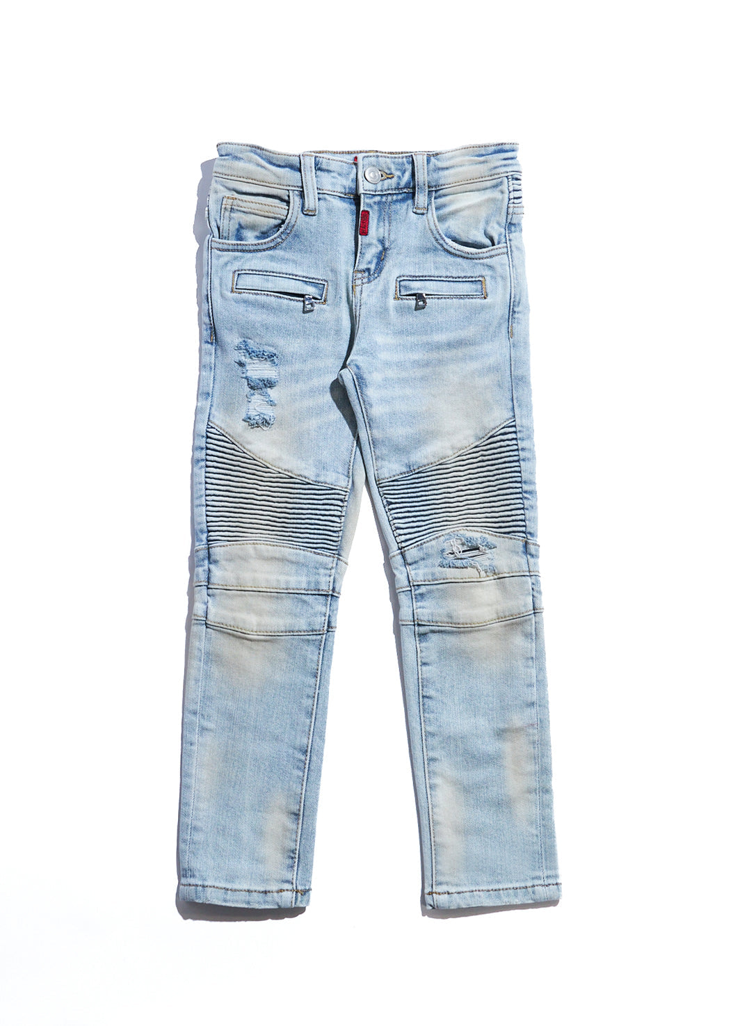 Jason Biker Denim (Blue) Bottoms Haus of JR 