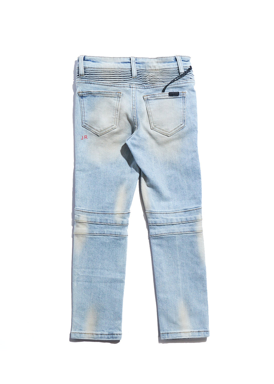 Jason Biker Denim (Blue) Bottoms Haus of JR 
