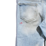 Jason Biker Denim (Blue) Bottoms Haus of JR 