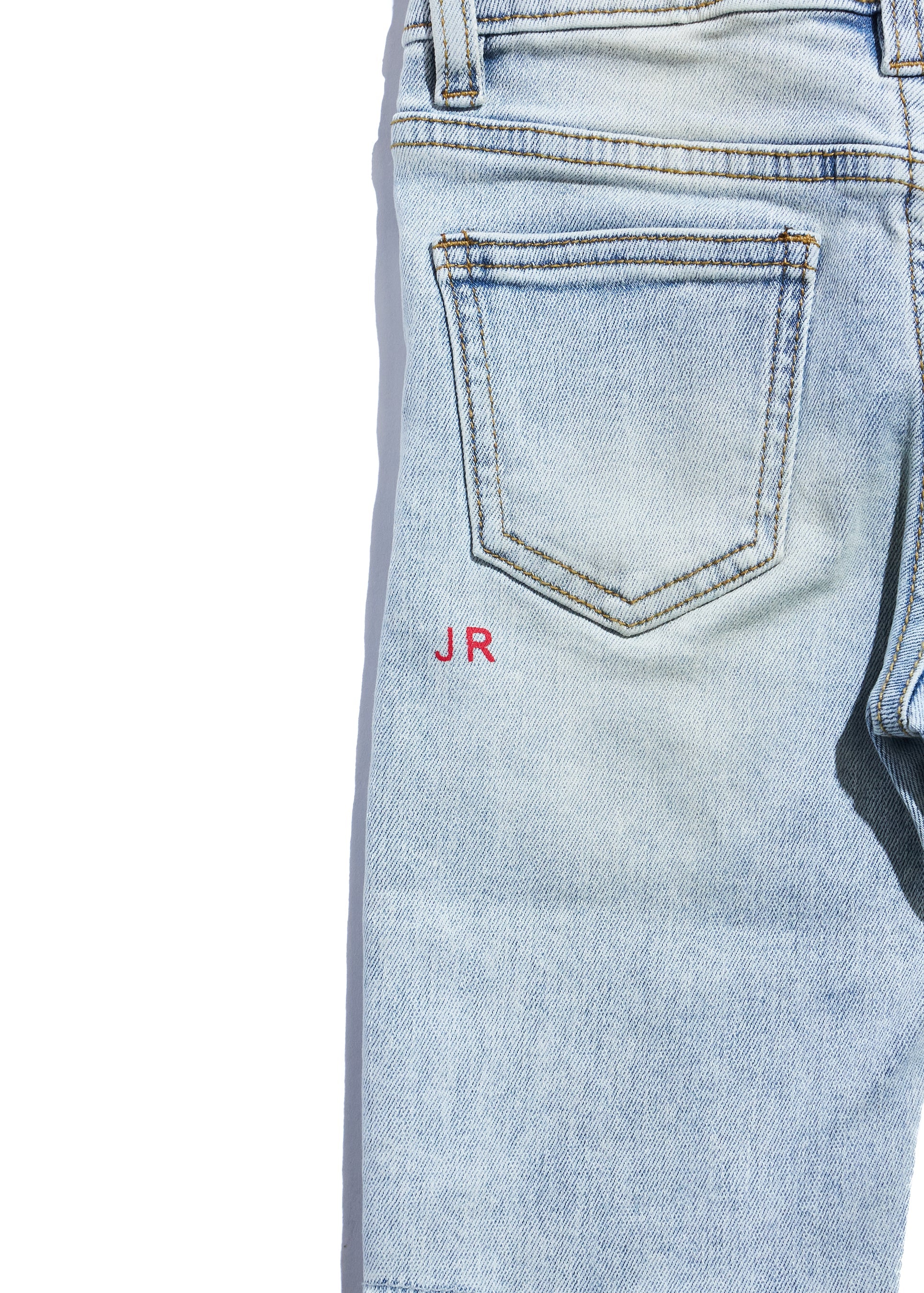 Sunset Denim Short (Blue) Bottoms Haus of JR 