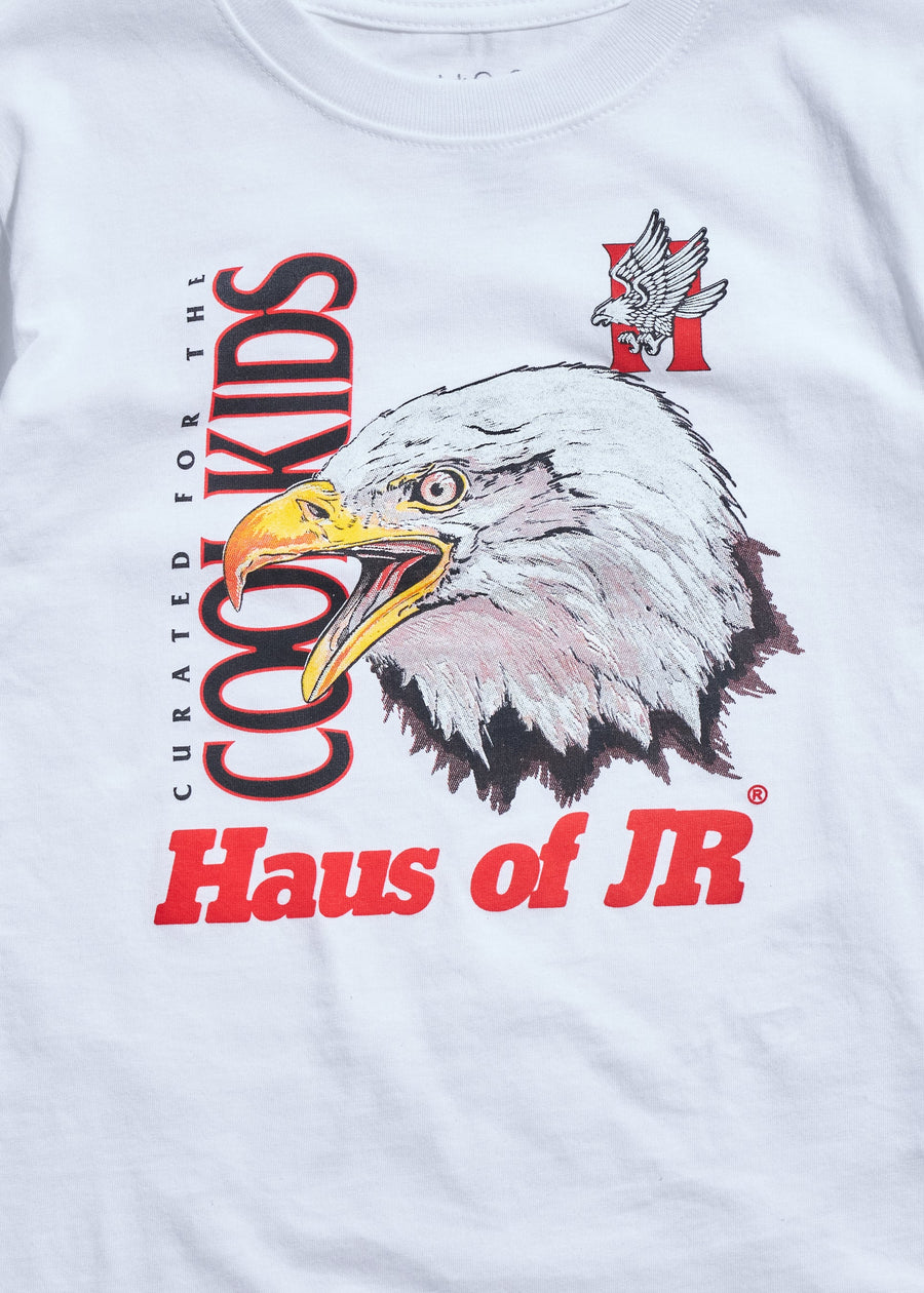 Hawkeye Tee (White) Tops Haus of JR 
