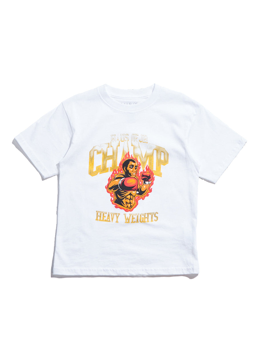 Heavy Weights Tee (White) Tops Haus of JR 
