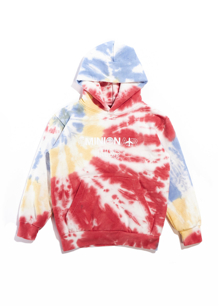 Minion Air Tie Dye Hoodie Tops Haus of JR 