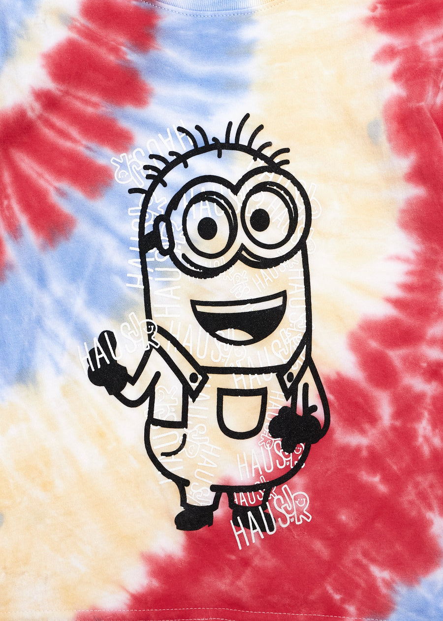 Puff Print Minion Tee Tops Haus of JR 