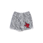 JR Cheetah Basketball Short (Black/White) Bottoms Haus of JR 