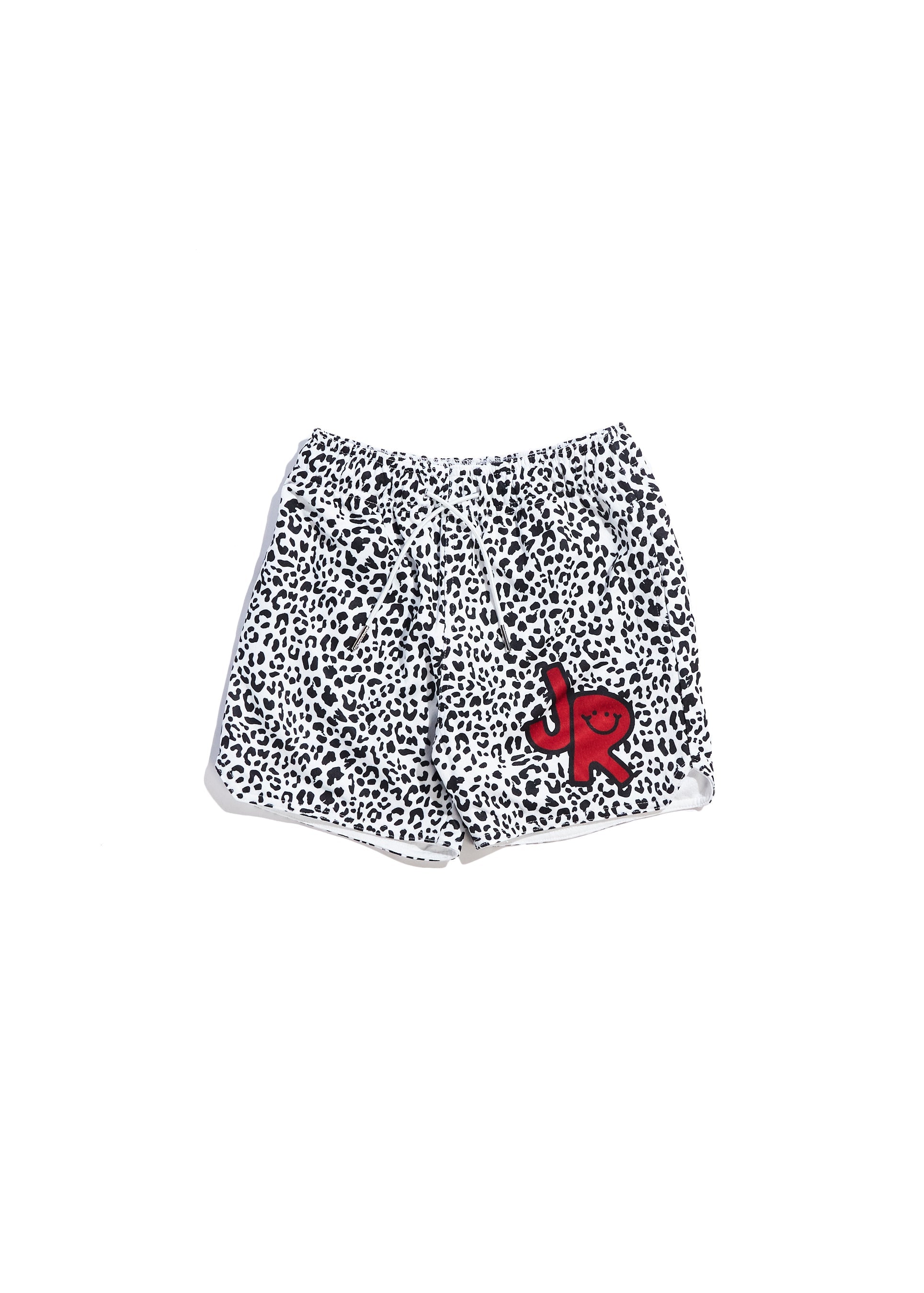 JR Cheetah Basketball Short (Black/White) Bottoms Haus of JR 