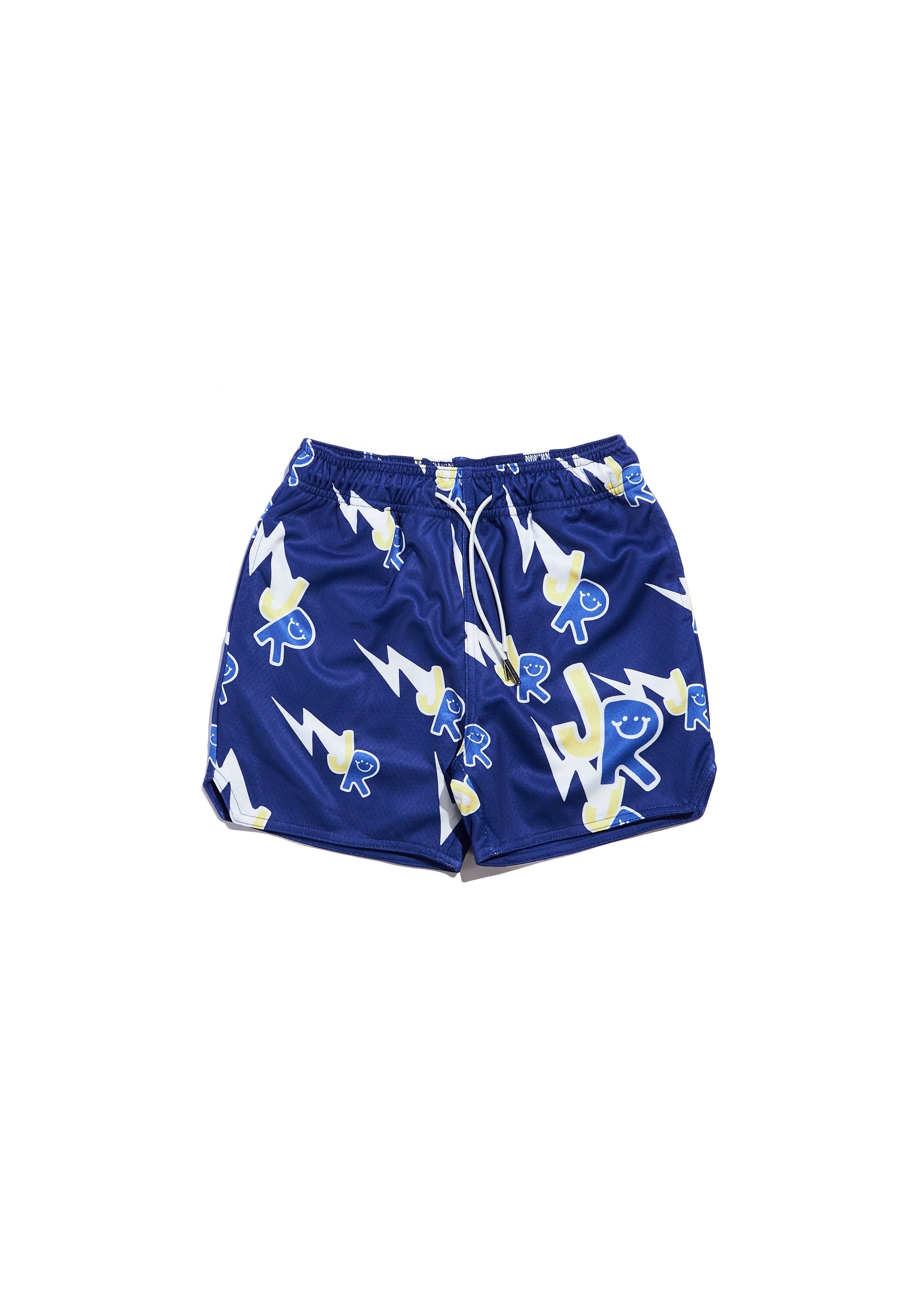 JR Lightning Basketball Short (Royal Blue/Yellow) Bottoms Haus of JR 