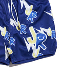 JR Lightning Basketball Short (Royal Blue/Yellow) Bottoms Haus of JR 
