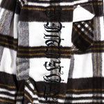 Bryn Hooded Flannel (Brown) Outerwear Haus of JR 