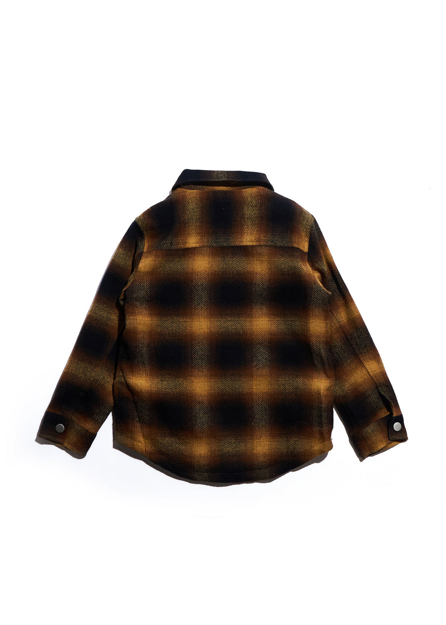 Corban Zipper Flannel (Sunset) Outerwear Haus of JR 