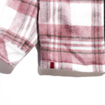 Bryn Hooded Flannel (Pink) Outerwear Haus of JR 