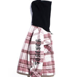 Bryn Hooded Flannel (Pink) Outerwear Haus of JR 