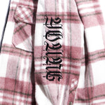 Bryn Hooded Flannel (Pink) Outerwear Haus of JR 