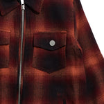 Corban Zipper Flannel (Red) Outerwear Haus of JR 