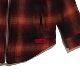 Corban Zipper Flannel (Red) Outerwear Haus of JR 