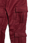 Noah Cargo Pants (Maroon) Bottoms Haus of JR 