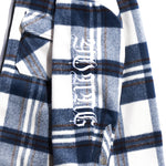 Bryn Hooded Flannel (Blue) Outerwear Haus of JR 