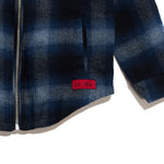 Corban Zipper Flannel (Navy) Outerwear Haus of JR 