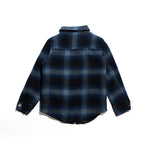 Corban Zipper Flannel (Navy) Outerwear Haus of JR 