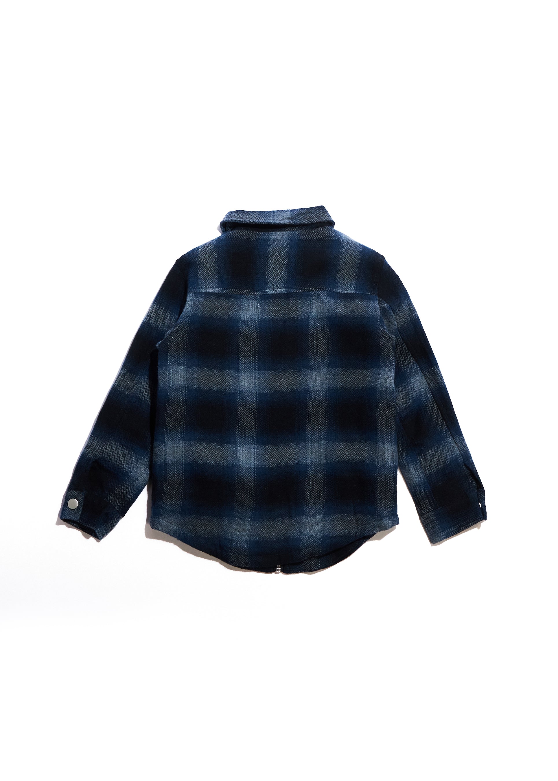 Corban Zipper Flannel (Navy) Outerwear Haus of JR 