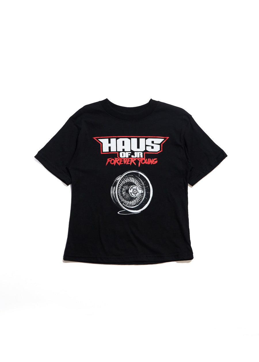 Spinning Tee (Black) Tops Haus of JR 