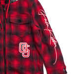 Kumar Hooded Flannel Jacket Top Haus of JR 