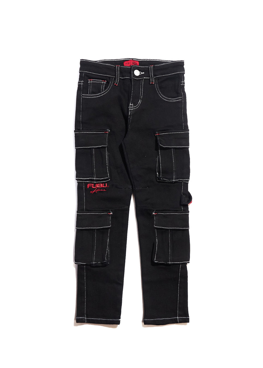 Rayan Denim Cargo Bottoms Haus of JR 