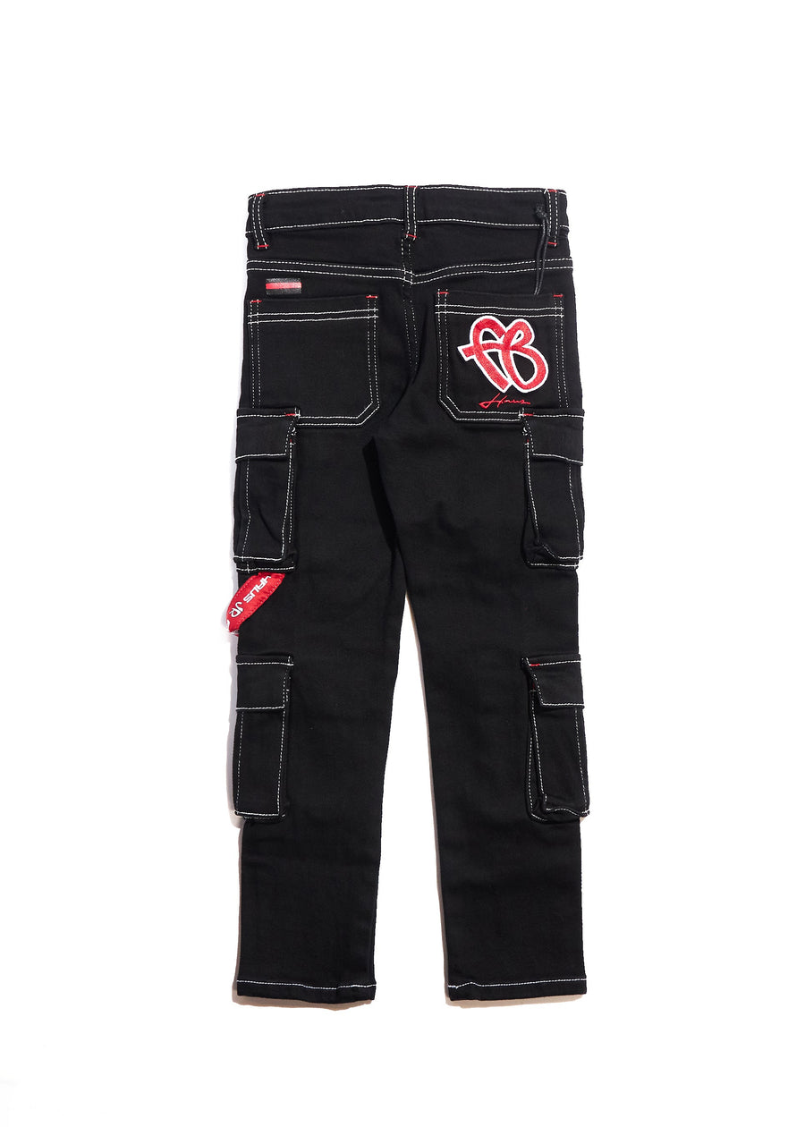 Rayan Denim Cargo Bottoms Haus of JR 