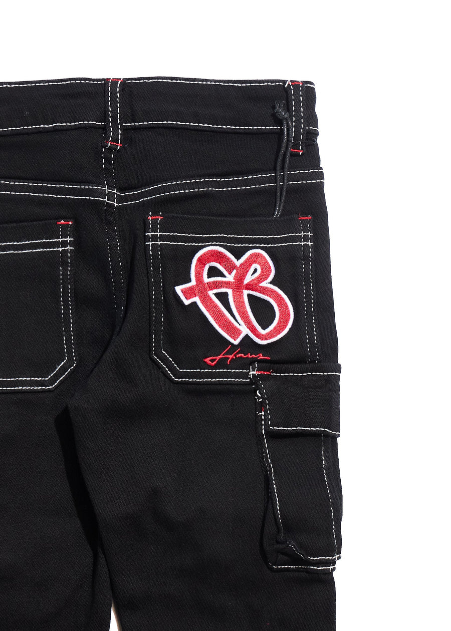 Rayan Denim Cargo Bottoms Haus of JR 