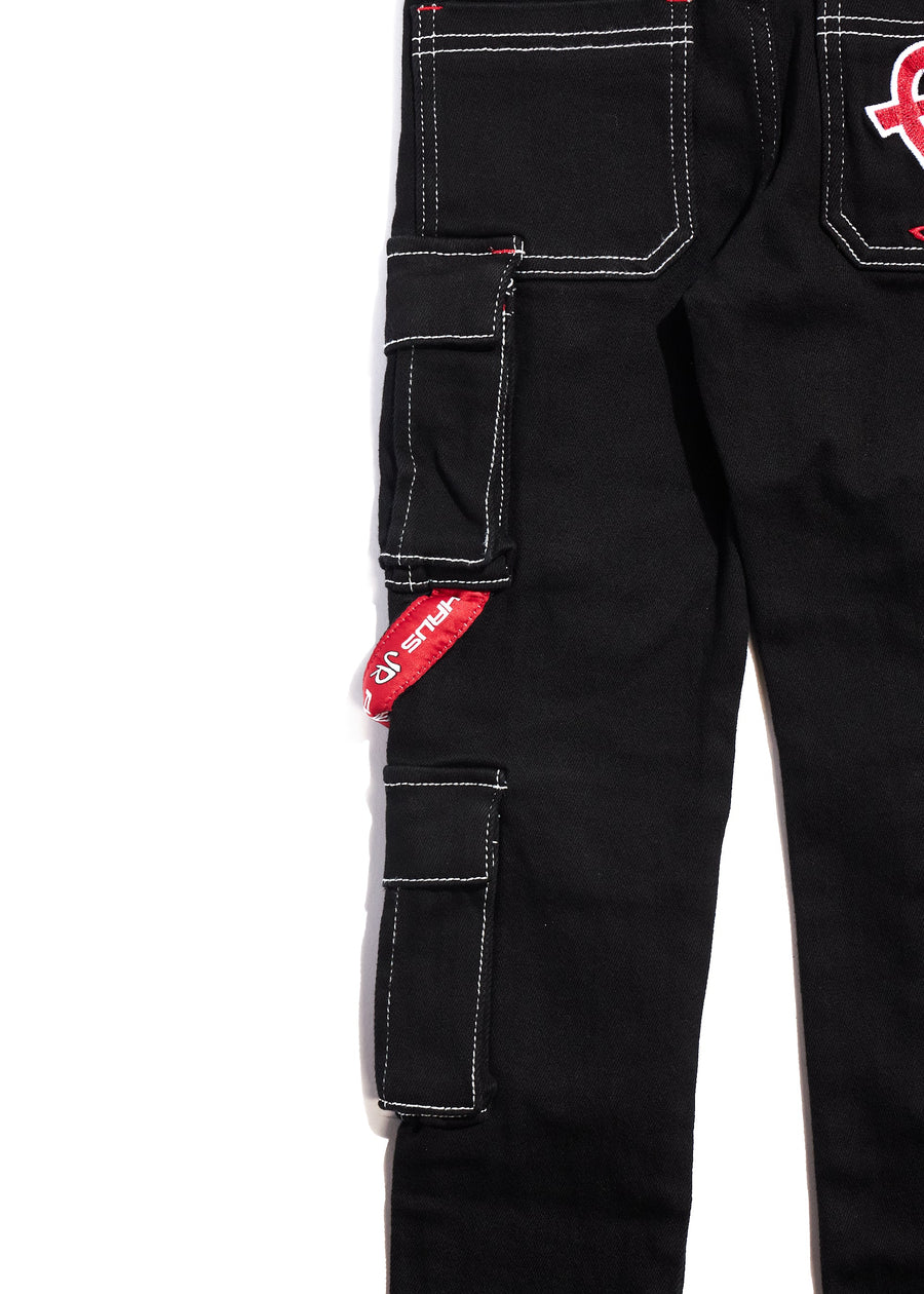 Rayan Denim Cargo Bottoms Haus of JR 
