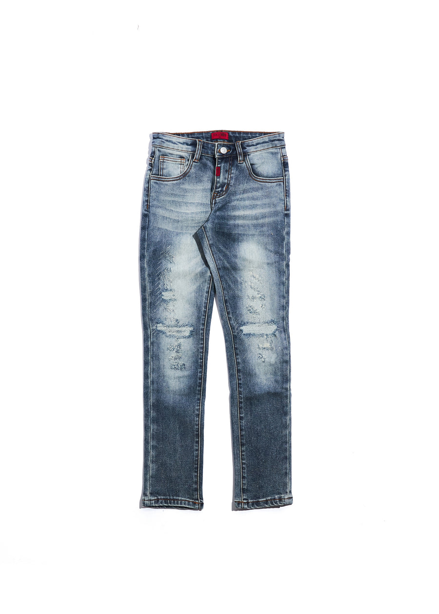 Stanford Denim (Dark Indigo Distressed)