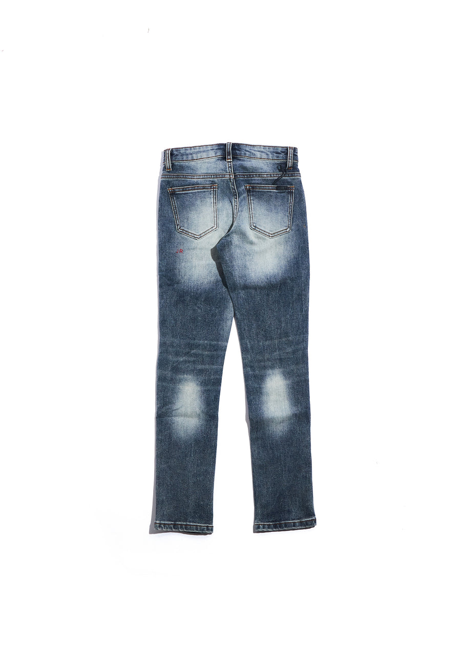 Stanford Denim (Dark Indigo Distressed)