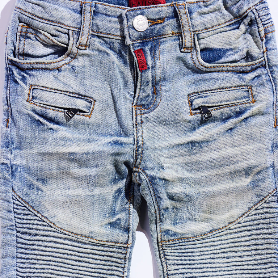 Declan Biker Denim Bottoms Haus of JR 